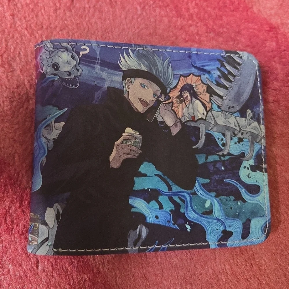 New Gojo Jujutsu Kaisen Anime Manga Leather Wallet